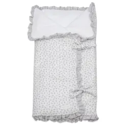Arrullo/manta Little Bloom Flor Gris Tog 2,5