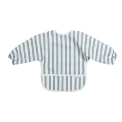 Babero Pu Con Mangas 9-18M Me-Fat Stripe Jeans Blue