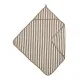 Capa De Baño De Rizo 75X75 Cm Me-Fat Stripe Taupe