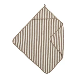 Capa De Baño De Rizo 75X75 Cm Me-Fat Stripe Taupe