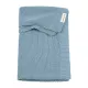 Manta Minicuna Algodón 75X100 Cm Me-Relief Jeans Blue