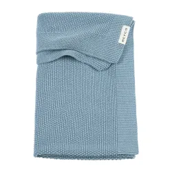 Manta Minicuna Algodón 75X100 Cm Me-Relief Jeans Blue