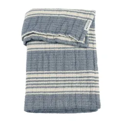 Manta Minicuna Muselina P-L.Tog 1.5 75X100 Cm Me-Stripe Indigo