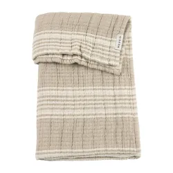 Manta Minicuna Muselina P-L.Tog 1.5 75X100 Cm Me-Stripe Sand