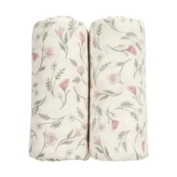 Muselina Lavada Grande Pack 2Ud 120X120 Cm Me-Flower Multicolor