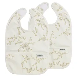 Pack 2Ud Baberos Con Bolsillo 4-24M Me-Branches Sand