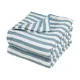 Pack 2Ud Toallas Faciales 30X30 Cm Me-Fat Stripe Jeans Blue