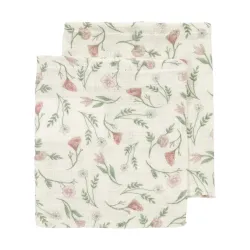 Pack 2Ud Toallitas Muselina Lavada 20X17 Cm Me-Flower Multicolor