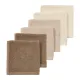 Pack 6 Toalla Faciales 30X30 Cm Me-Terry Nat/S.Sand/Taupe