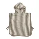 Poncho De Baño 1-3 Años Me-Fat Stripe Taupe