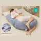 Almohada Lactancia Forma F Pp006 35X25X13 Cm Gris