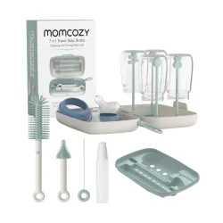 Juego 7 Cepillos Limpia Biberosnes Portátil Ls001 Unico Verde