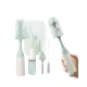 Juego Cepillos Limpia Biberones Presion Ls002 Unico Verde