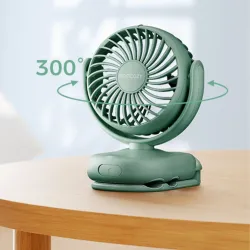 Mini Ventilador Portátil Usb Viaje Pf002 Unico Verde