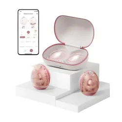 Sacaleches Doble Portatil Air1 Unico Granate