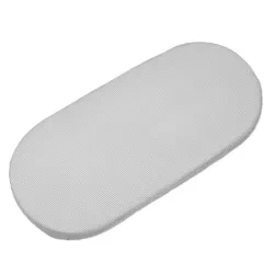 Sabana Ajustable Cuco + Muselina Little Bloom Vichy Gris