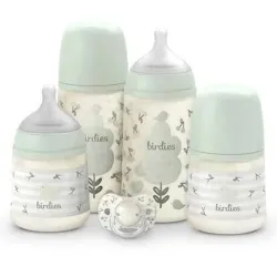 Set Essential Regalo Biberones Essential Birdies Verde Suavinex