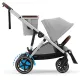 Cochecito Electrico Cybex E-Gazelle Silver Stone Grey