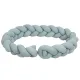 Trenza Protector Cuna 210 cm Azul