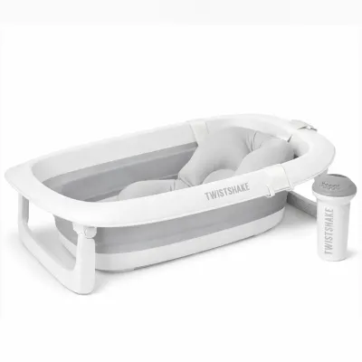 Bañera Blanca Edición Limitada + Soporte + Cojín y Enjuagador