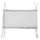 Protector Cuna 120x60 Cm Little Bloom Flor Gris
