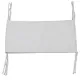 Protector Cuna 120x60 Cm Little Bloom Vichy Gris