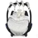 Ristra de Juguete Vaca Little Bloom Gris