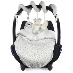 Ristra de Juguete Vaca Little Bloom Gris