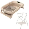 Bañera Maxicosi Indigo Plus Sage Muted Terra incluye Soporte Recién Nacido y Soporte Elegance Beige