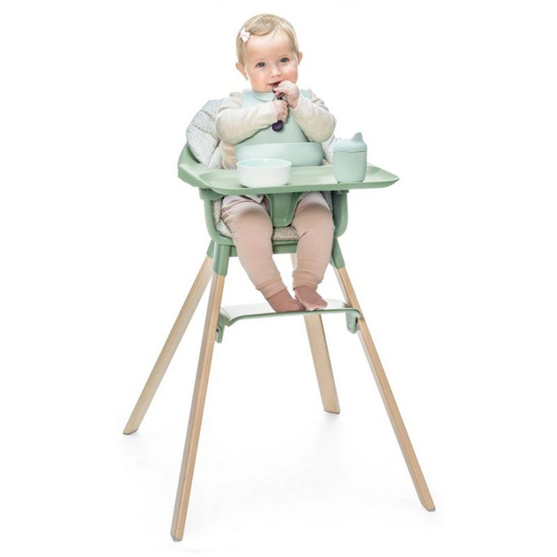 Trona Silla Evolutiva Stokke Clikk Verde Trébol - BebéCenter