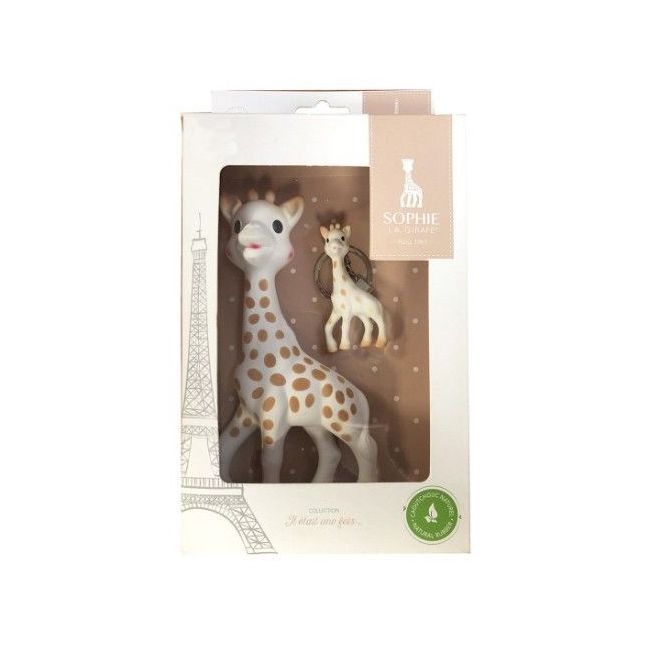 Sophie A Girafa Mamã Feliz + Chaveiro