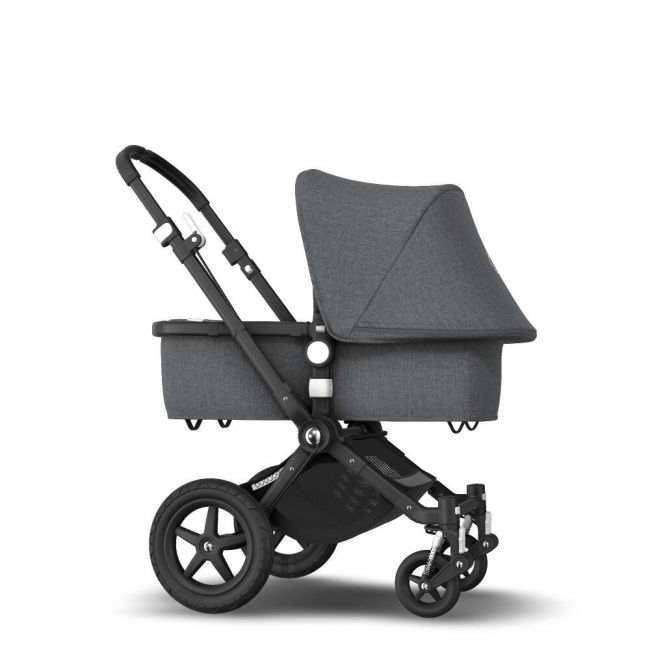 Cochecito de 2 Piezas Bugaboo Cameleon 3 Plus Negro Gris Melange Gris Melange