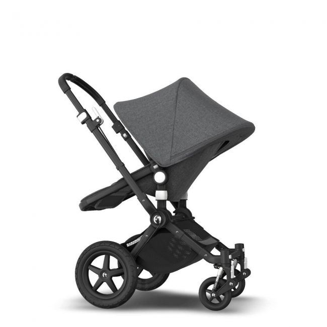 Cochecito de 2 Piezas Bugaboo Cameleon 3 Plus Negro Gris Melange Gris Melange