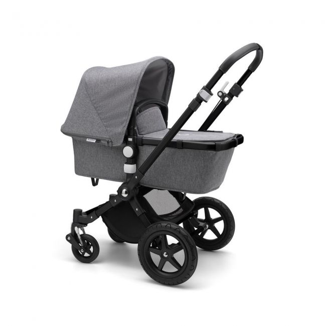 Cochecito de 2 Piezas Bugaboo Cameleon 3 Plus Negro Gris Melange Gris Melange