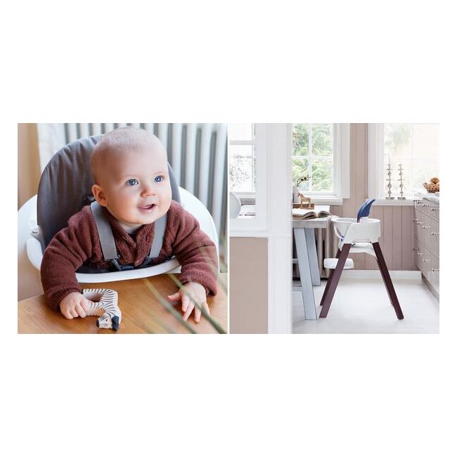 Stokke Steps Cojín para Baby Set Gris Timeless (Algodón Orgánico)