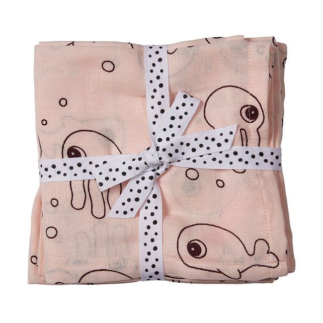 Swaddle 2-Pack Sea Friends Powder