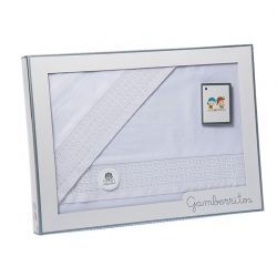 Juego Sábanas Blanco de Algodón para Cuna