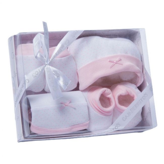 Juego Infantil de 4 Rosa Claro