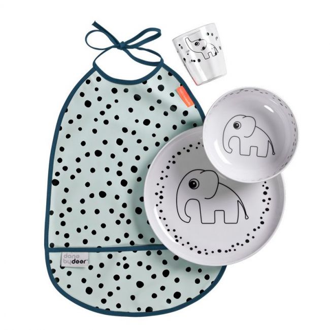 Set de Cubiertos Cena Happy Dots Azul