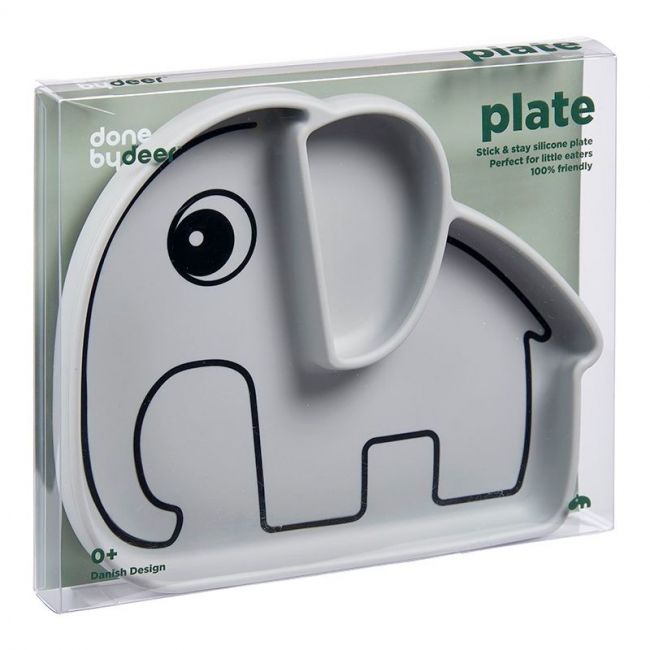 Taça de silicone com vento Elphee Grey Elefante
