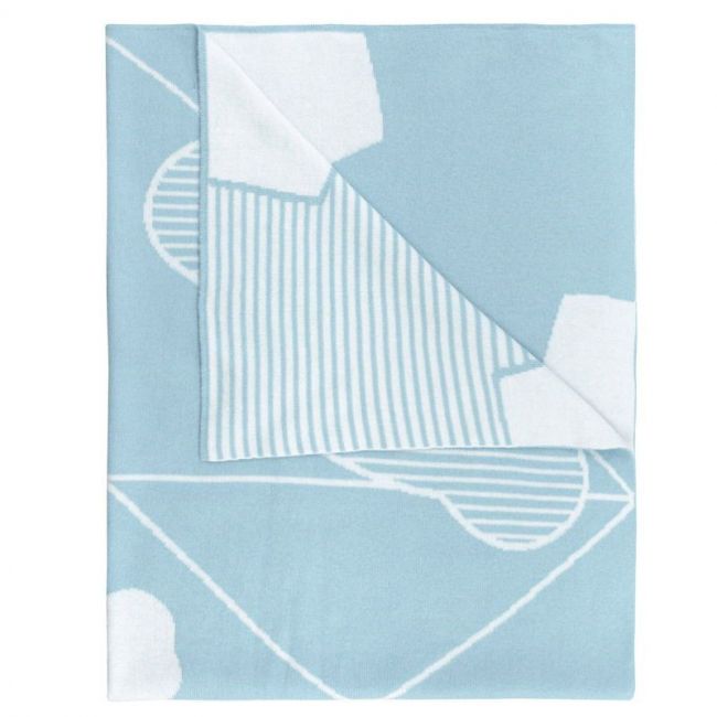 Manta Reversible Oso Celeste