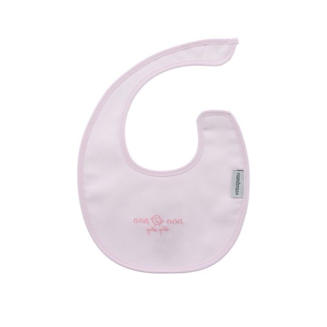 Babero Redondo Con Velcro Pio Pio Rosa 16X19 Cm CAMBRASS - 1