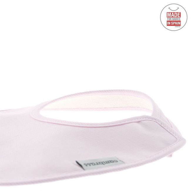 Babero Redondo Con Velcro Pio Pio Rosa 16X19 Cm CAMBRASS - 4