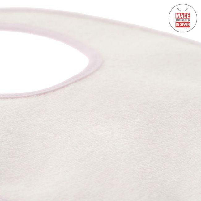 Babero Redondo Con Velcro Pio Pio Rosa 16X19 Cm CAMBRASS - 5