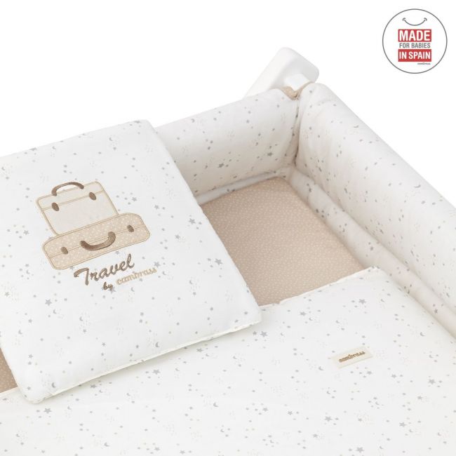 Minicuna Tesoura Madeira Sky Beige/Bco 55X87X74 Cm CAMBRASS - 4