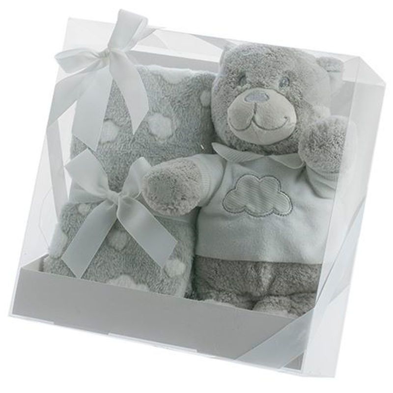 Doudou Gift Set Teddy lote de regalo para bebé lactante