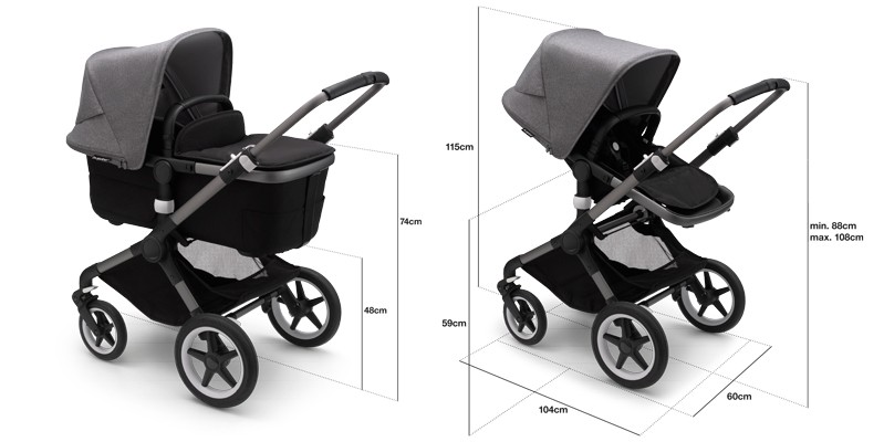 medidas bugaboo fox 3