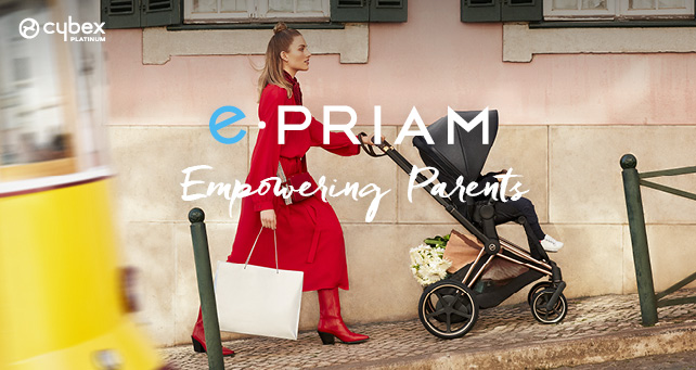 e-Priam de Cybex, el primer cochecito electrónico