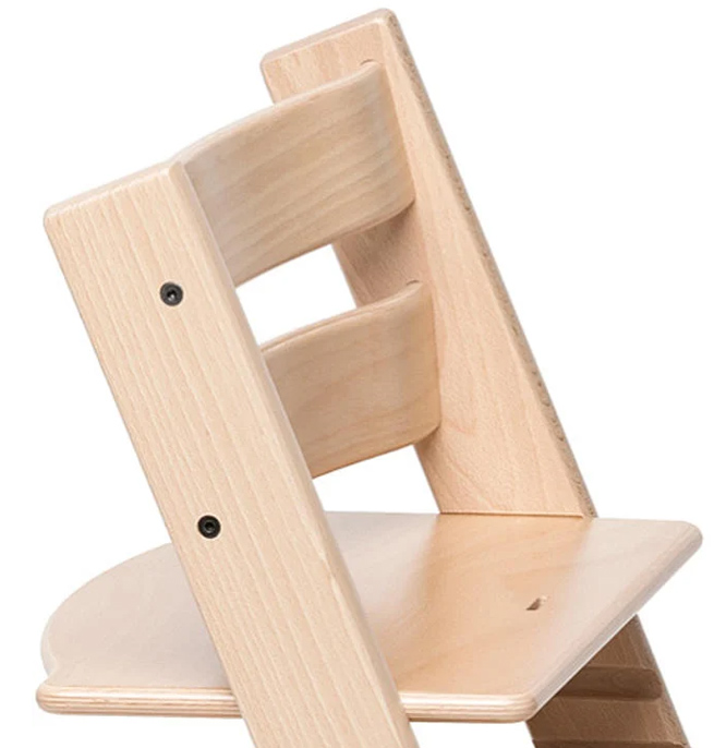 Trona de madera evolutiva roja diseño Tripp Trapp de Stokke - chicBebits