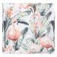 Musselina de Bambu 120x120cm Flamenco Branco